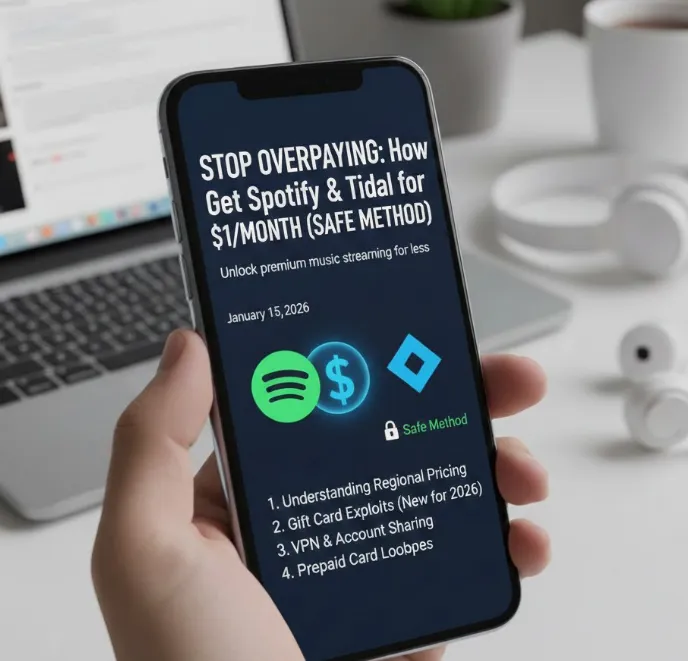 Stop Overpaying: How to Get Spotify & Tidal for $1/Month in 2026 (Safe Method)