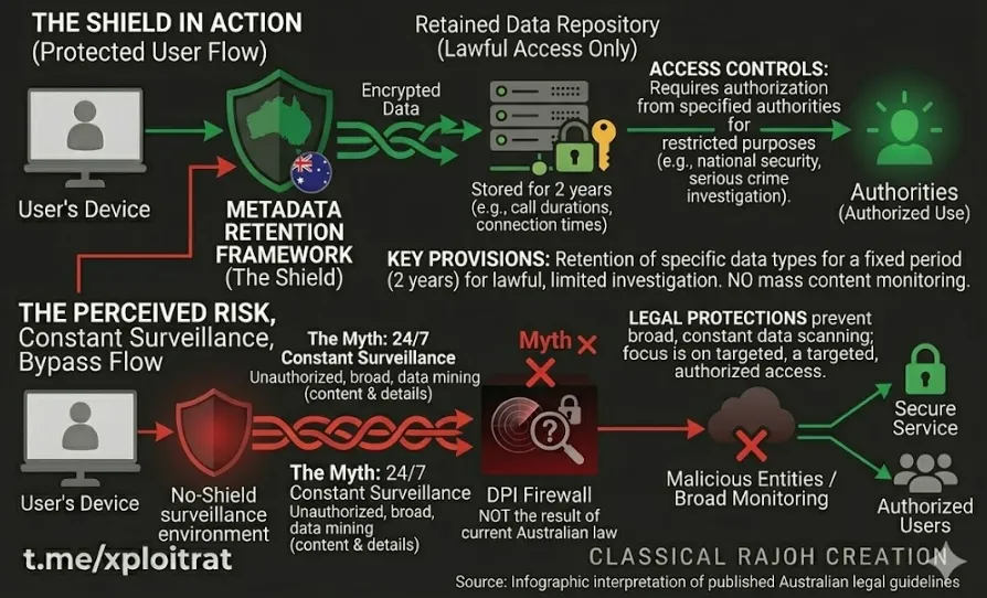 Australian Metadata Retention Laws: The Shield Against 24/7 Surveillance
