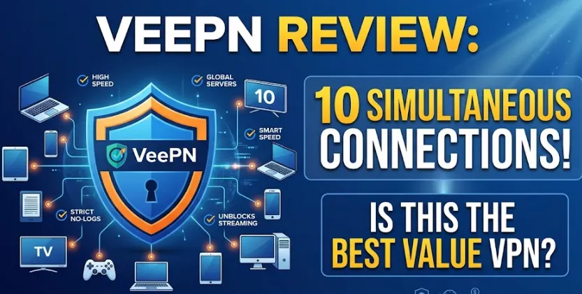 VeePN Review 2026: 10 Device Connections & Cure53 RAM-Only Audit Tested