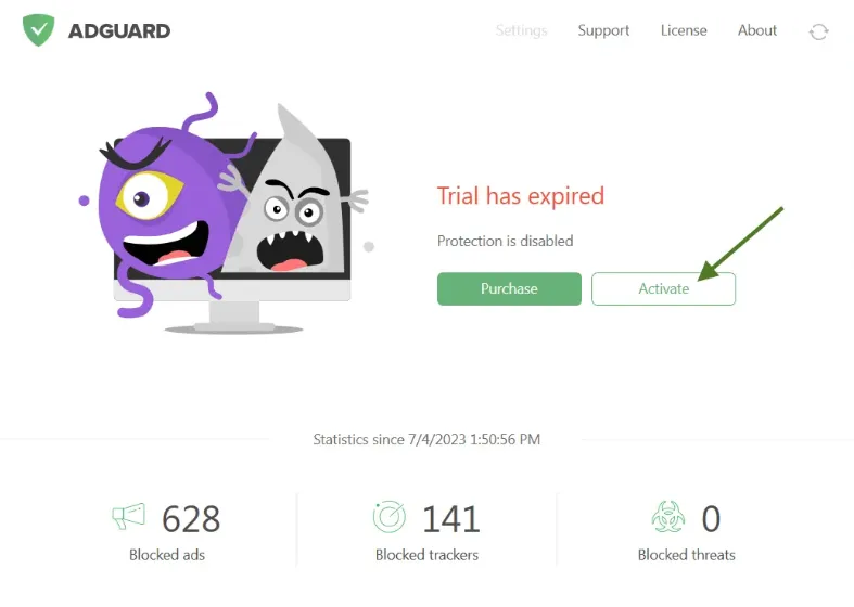 Configuring the proprietary HTTP2-based AdGuard VPN protocol in the client settings panel