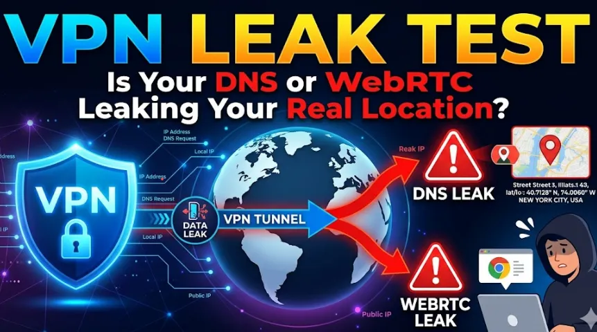 VPN Leak Test 2026: Check and Fix DNS & WebRTC Leaks